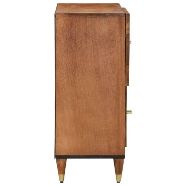 vidaXL Βοηθητικό Ντουλάπι 80x33x75cm από Μασίφ Ξύλο Μάνγκο 1 τεμ.
