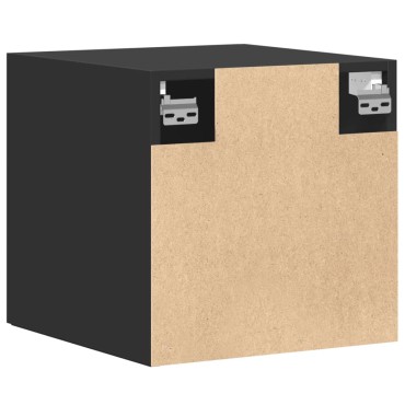 vidaXL Ντουλάπι Τοίχου Μαύρο 40x42,5x40cm Επεξεργασμένο Ξύλο 1 τεμ.