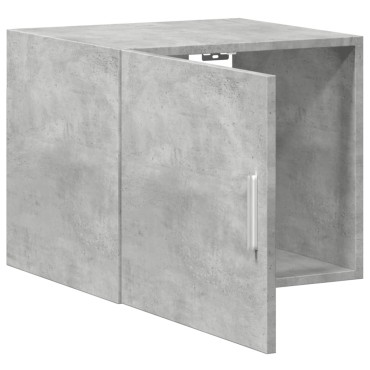 vidaXL Ντουλάπι Τοίχου Γκρι Σκυρ. 45x42,5x40cm Επεξεργασμένο Ξύλο 1 τεμ.