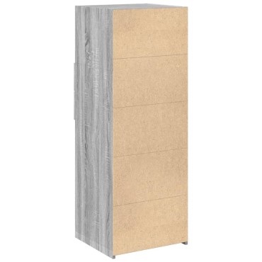 vidaXL Ντουλάπι Γκρι Sonoma 30x42,5x93cm από Επεξεργασμένο Ξύλο 1 τεμ.