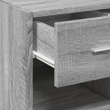 vidaXL Ντουλάπι Γκρι Sonoma 30x42,5x93cm από Επεξεργασμένο Ξύλο 1 τεμ.