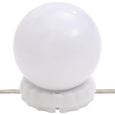 vidaXL Μπουντουάρ με LED Γκρι Sonoma 80x41x144,5cm 1 τεμ.