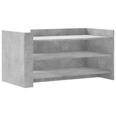 vidaXL Τραπεζάκι Σαλονιού Γκρι Σκυροδ. 100x50x50cm Επεξεργασμένο Ξύλο 1 τεμ.