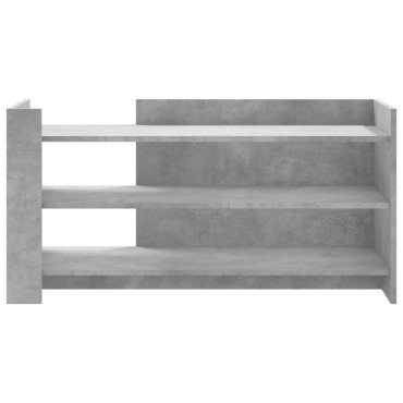 vidaXL Τραπεζάκι Σαλονιού Γκρι Σκυροδ. 100x50x50cm Επεξεργασμένο Ξύλο 1 τεμ.