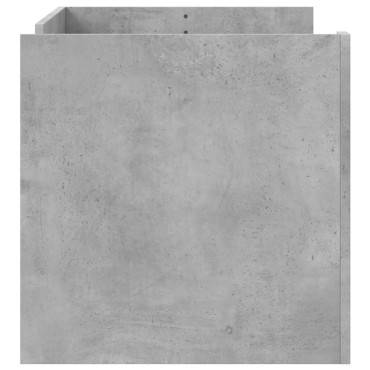 vidaXL Τραπεζάκι Σαλονιού Γκρι Σκυροδ. 100x50x50cm Επεξεργασμένο Ξύλο 1 τεμ.