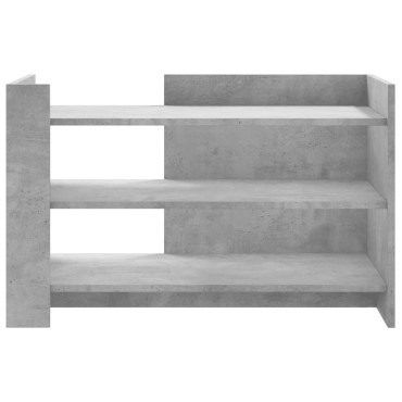 vidaXL Τραπεζάκι Σαλονιού Γκρι Σκυροδ. 80x50x50cm Επεξεργ. Ξύλο 1 τεμ.