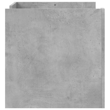 vidaXL Τραπεζάκι Σαλονιού Γκρι Σκυροδ. 80x50x50cm Επεξεργ. Ξύλο 1 τεμ.