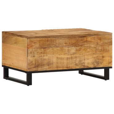 vidaXL Τραπεζάκι Σαλονιού 80x51x40cm από Μασίφ Ξύλο Μάνγκο 1 τεμ.
