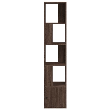 vidaXL Βιβλιοθήκη καφέ δρυς 40x36x189cm από Επεξεργασμένο Ξύλο 1 τεμ.