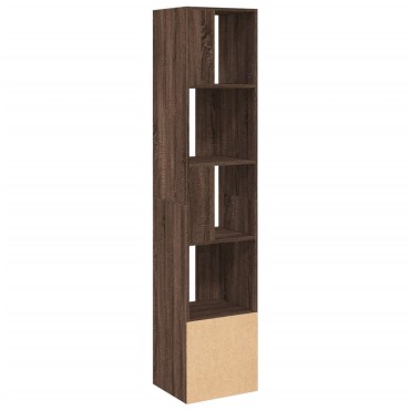 vidaXL Βιβλιοθήκη καφέ δρυς 40x36x189cm από Επεξεργασμένο Ξύλο 1 τεμ.