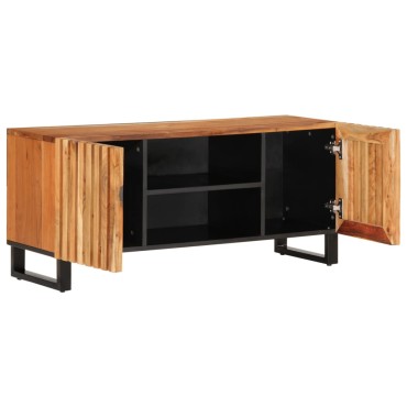 vidaXL Έπιπλο Τηλεόρασης 105x34x46cm από Μασίφ Ξύλο Ακακίας 1 τεμ.