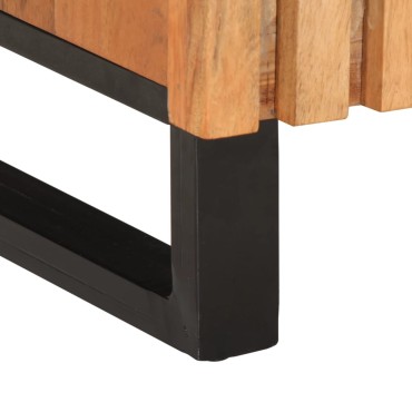 vidaXL Έπιπλο Τηλεόρασης 105x34x46cm από Μασίφ Ξύλο Ακακίας 1 τεμ.