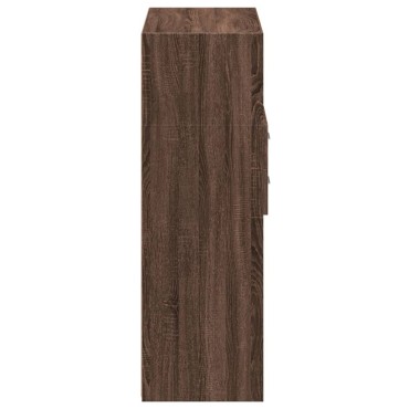 vidaXL Ντουλάπι Καφέ Δρυς 80x42,5x124cm από Επεξεργασμένο Ξύλο 1 τεμ.