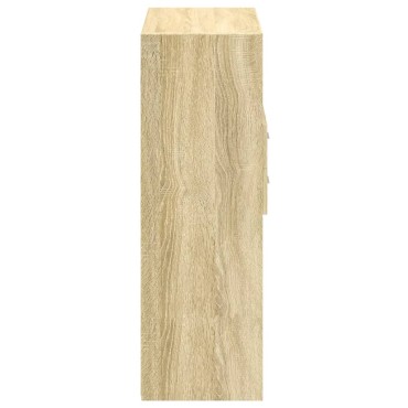 vidaXL Ντουλάπι Sonoma Δρυς 80x42,5x124cm από Επεξεργασμένο Ξύλο 1 τεμ.