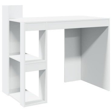 vidaXL Γραφείο Λευκό 103,5x56,5x94cm από Επεξεργασμένο Ξύλο 1 τεμ.