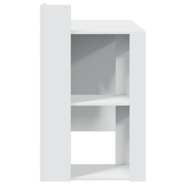 vidaXL Γραφείο Λευκό 103,5x56,5x94cm από Επεξεργασμένο Ξύλο 1 τεμ.