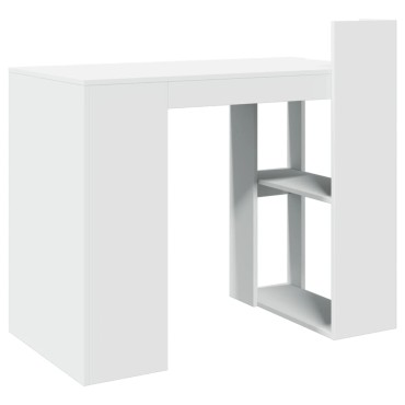vidaXL Γραφείο Λευκό 103,5x56,5x94cm από Επεξεργασμένο Ξύλο 1 τεμ.