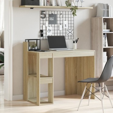vidaXL Γραφείο Sonoma Δρυς 103,5x56,5x94cm από Επεξεργασμένο Ξύλο 1 τεμ.