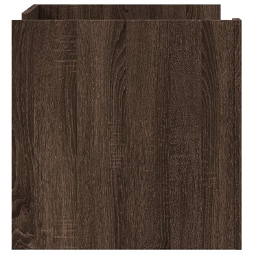 vidaXL Τραπεζάκι Σαλονιού Καφέ Δρυς 80x50x50cm Επεξεργασμένο Ξύλο 1 τεμ.