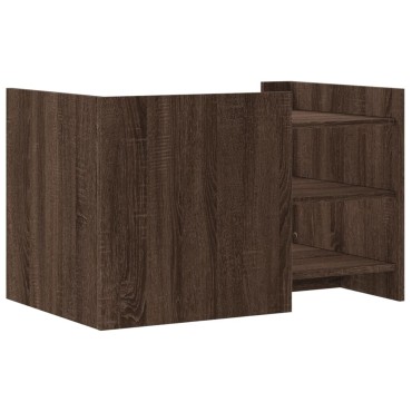 vidaXL Τραπεζάκι Σαλονιού Καφέ Δρυς 80x50x50cm Επεξεργασμένο Ξύλο 1 τεμ.