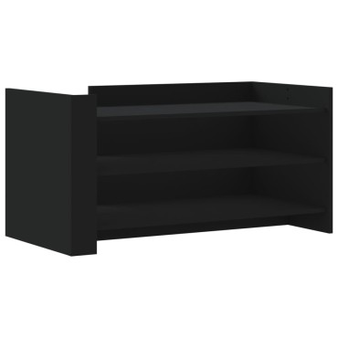 vidaXL Τραπεζάκι Σαλονιού Μαύρο 100x50x50cm Επεξεργασμένο Ξύλο 1 τεμ.