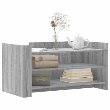vidaXL Τραπεζάκι Σαλονιού Γκρι Sonoma 100x50x50cm Επεξεργασμένο Ξύλο 1 τεμ.