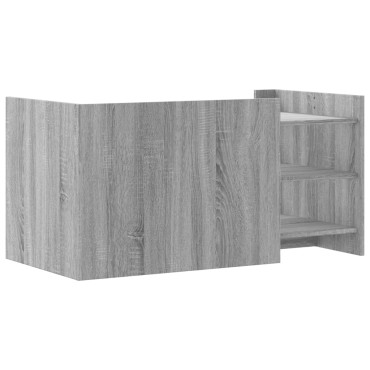 vidaXL Τραπεζάκι Σαλονιού Γκρι Sonoma 100x50x50cm Επεξεργασμένο Ξύλο 1 τεμ.