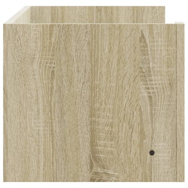 vidaXL Ράφι Τοίχου Sonoma Δρυς 100x35x30,5cm Επεξεργασμένο Ξύλο 1 τεμ.
