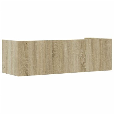 vidaXL Ράφι Τοίχου Sonoma Δρυς 100x35x30,5cm Επεξεργασμένο Ξύλο 1 τεμ.