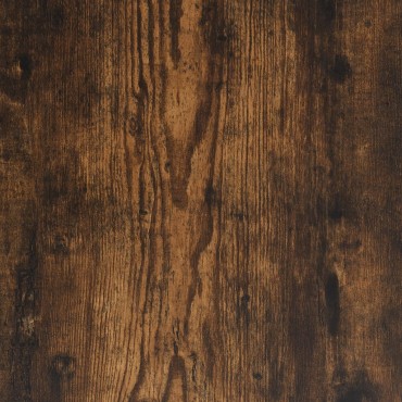 vidaXL Ραφιέρα Τοίχου Καπνιστή Δρυς 100x35x30,5cm Επεξεργασμένο Ξύλο 1 τεμ.