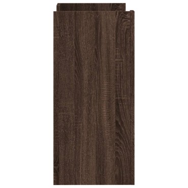 vidaXL Ραφιέρα Καφέ Δρυς 73,5x35x75cm από Επεξεργ. Ξύλο 1 τεμ.