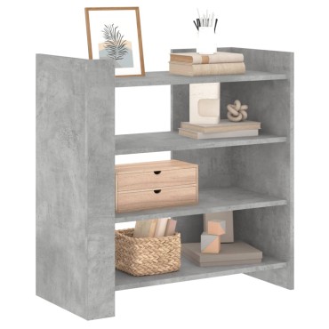 vidaXL Ντουλάπι Γκρι Σκυροδέματος 73,5x35x75cm Επεξεργασμένο Ξύλο 1 τεμ.