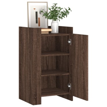 vidaXL Μπουφές Καφέ Δρυς 45x35x75cm από Επεξεργασμένο Ξύλο 1 τεμ.