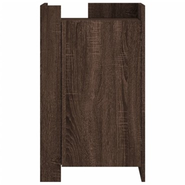 vidaXL Μπουφές Καφέ Δρυς 45x35x75cm από Επεξεργασμένο Ξύλο 1 τεμ.