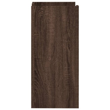 vidaXL Μπουφές Καφέ Δρυς 45x35x75cm από Επεξεργασμένο Ξύλο 1 τεμ.