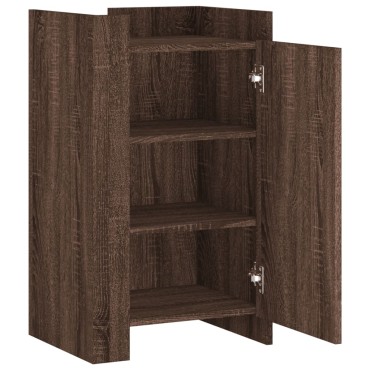 vidaXL Μπουφές Καφέ Δρυς 45x35x75cm από Επεξεργασμένο Ξύλο 1 τεμ.