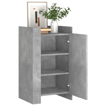 vidaXL Συρταριέρα Γκρι Σκυροδ. 45x35x75cm από Επεξεργασμένο Ξύλο 1 τεμ.