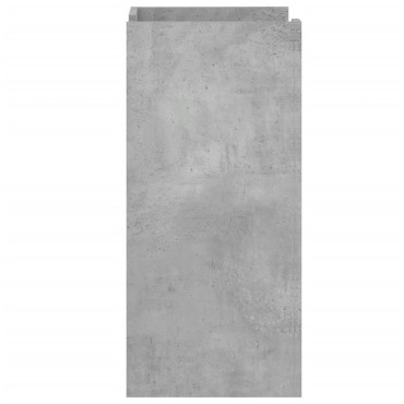 vidaXL Συρταριέρα Γκρι Σκυροδ. 45x35x75cm από Επεξεργασμένο Ξύλο 1 τεμ.