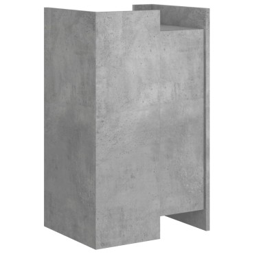 vidaXL Συρταριέρα Γκρι Σκυροδ. 45x35x75cm από Επεξεργασμένο Ξύλο 1 τεμ.