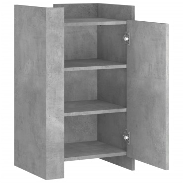 vidaXL Συρταριέρα Γκρι Σκυροδ. 45x35x75cm από Επεξεργασμένο Ξύλο 1 τεμ.
