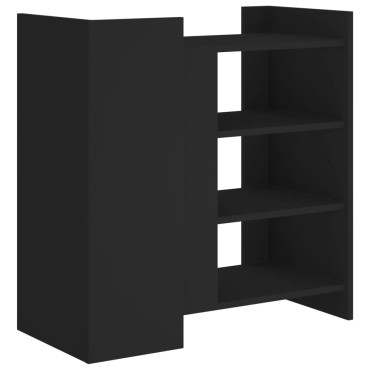 vidaXL Ντουλάπι Μαύρο 73,5x35x75cm από Επεξεργασμένο Ξύλο 1 τεμ.