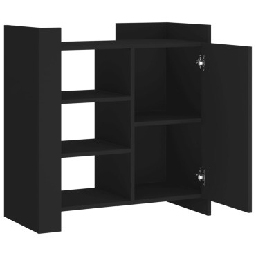 vidaXL Ντουλάπι Μαύρο 73,5x35x75cm από Επεξεργασμένο Ξύλο 1 τεμ.