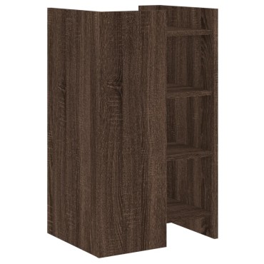 vidaXL Μπουφές Καφέ Δρυς 45x35x75cm από Επεξεργασμένο Ξύλο 1 τεμ.