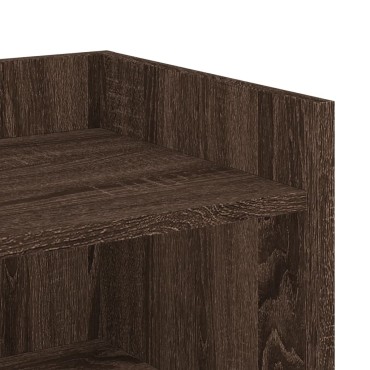 vidaXL Μπουφές Καφέ Δρυς 45x35x75cm από Επεξεργασμένο Ξύλο 1 τεμ.