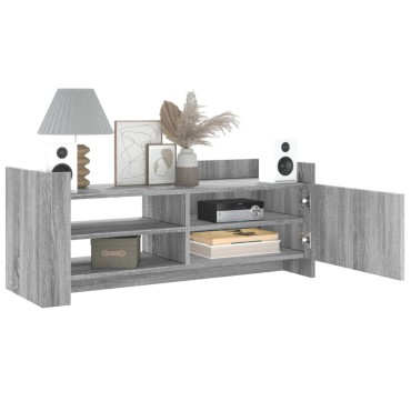 vidaXL Έπιπλο Τηλεόρασης Γκρι Sonoma 100x35x40cm από Επεξεργ. Ξύλο