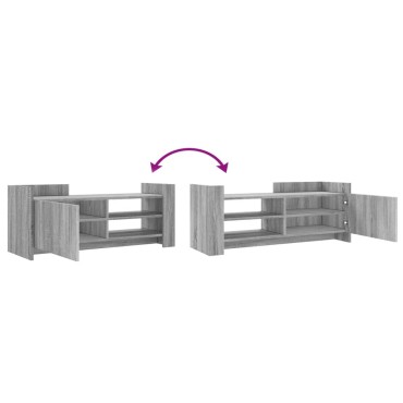 vidaXL Έπιπλο Τηλεόρασης Γκρι Sonoma 100x35x40cm από Επεξεργ. Ξύλο