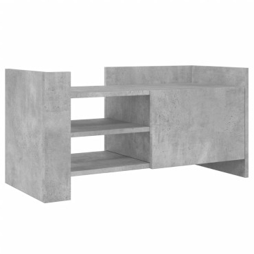 vidaXL Έπιπλο Τηλεόρασης Γκρι Σκυρ. 80x35x40cm Επεξ. Ξύλο