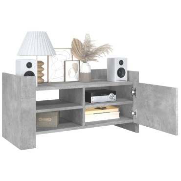 vidaXL Έπιπλο Τηλεόρασης Γκρι Σκυρ. 80x35x40cm Επεξ. Ξύλο