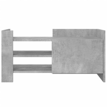vidaXL Έπιπλο Τηλεόρασης Γκρι Σκυρ. 80x35x40cm Επεξ. Ξύλο