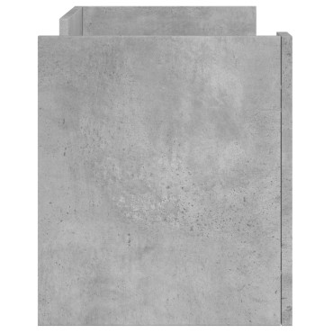 vidaXL Έπιπλο Τηλεόρασης Γκρι Σκυρ. 80x35x40cm Επεξ. Ξύλο